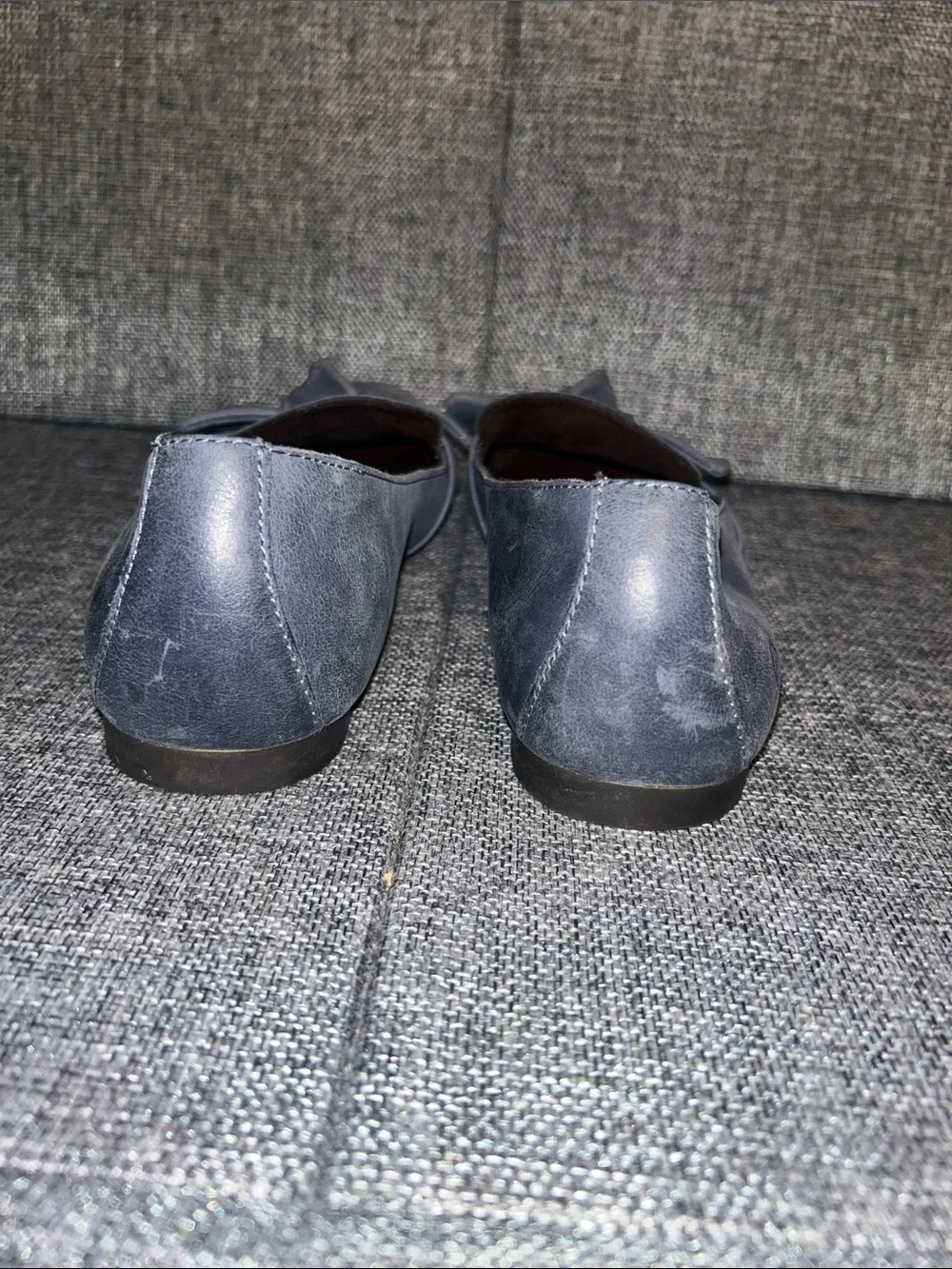 NEW - Born CARRINE - Bow Detail Leather Slip-On Loafers
